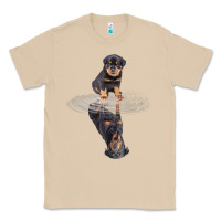Mushroom rottweiler reflection t shirt funny father's day dog gifts Classic Tee - linhVisuals
