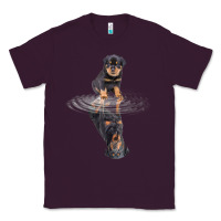 Plum rottweiler reflection t shirt funny father's day dog gifts Classic Tee - linhVisuals