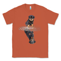 Copper rottweiler reflection t shirt funny father's day dog gifts Classic Tee - linhVisuals