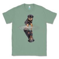 Sage rottweiler reflection t shirt funny father's day dog gifts Classic Tee - linhVisuals