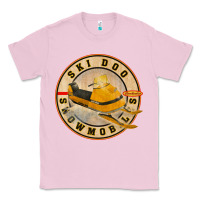 Bubblegum Pink ski doo vintage snowmobiles Classic Tee - linhVisuals