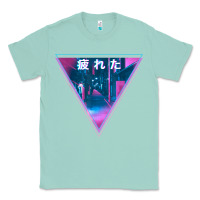 Seafoam tired japanese otaku   abandoned city street art t shirt Classic Tee - linhVisuals