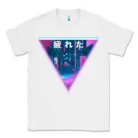 White tired japanese otaku   abandoned city street art t shirt Classic Tee - linhVisuals