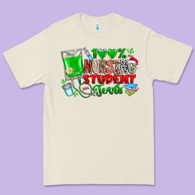 100 Nursing Student Tears Premium Tee Designed By Cowhidedigitalart