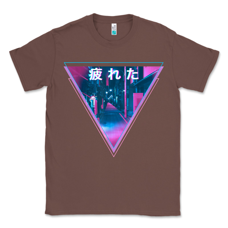 Tired Japanese Otaku   Abandoned City Street Art T Shirt Classic Tee by linhVisuals | Teevron