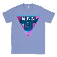 Colony Blue tired japanese otaku   abandoned city street art t shirt Classic Tee - linhVisuals