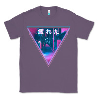 Lavender tired japanese otaku   abandoned city street art t shirt Classic Tee - linhVisuals