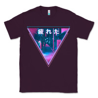 Plum tired japanese otaku   abandoned city street art t shirt Classic Tee - linhVisuals