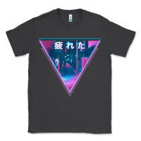 Smoke tired japanese otaku   abandoned city street art t shirt Classic Tee - linhVisuals