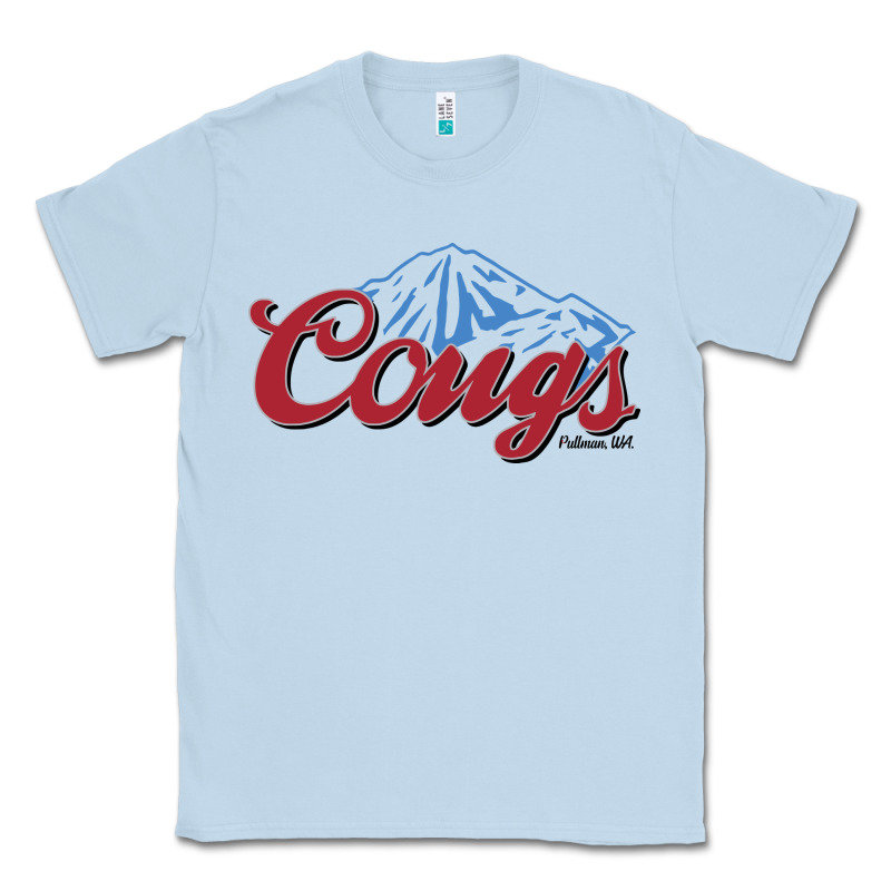 Wsu Cougs Light Blue Classic Tee by linhVisuals | Teevron