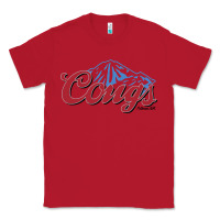 Red wsu cougs light blue Classic Tee - linhVisuals