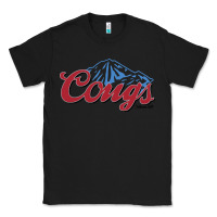 Black wsu cougs light blue Classic Tee - linhVisuals