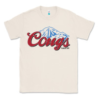 Natural wsu cougs light blue Classic Tee - linhVisuals