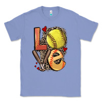Colony Blue love softball Classic Tee - FaDigitalArtStudio