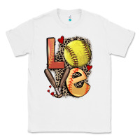 White love softball Classic Tee - FaDigitalArtStudio