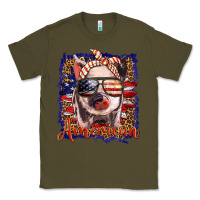 Army Green amerıcan pig Classic Tee - BarkalooDesign