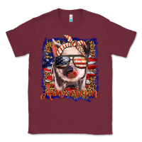 Burgundy amerıcan pig Classic Tee - BarkalooDesign