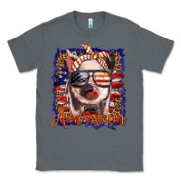 Charcoal Heather amerıcan pig Classic Tee - BarkalooDesign