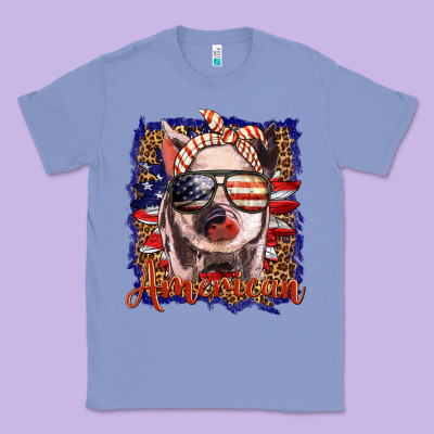 Amerıcan Pig Classic Tee Designed By Barkaloodesign