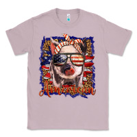 Lilac amerıcan pig Classic Tee - BarkalooDesign