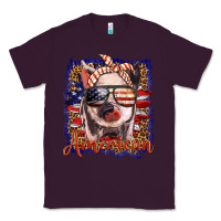 Plum amerıcan pig Classic Tee - BarkalooDesign