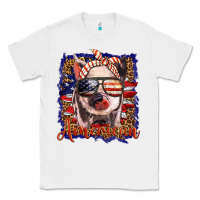 White amerıcan pig Classic Tee - BarkalooDesign