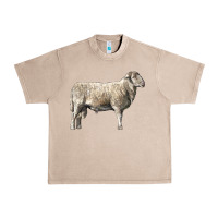French Oak katahdin sheep Urban Heavy Tee - LillyAllenDesigns