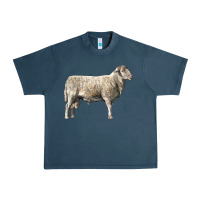 Midnight Navy katahdin sheep Urban Heavy Tee - LillyAllenDesigns