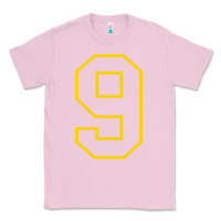 Bubblegum Pink number #9 sports jersey uniform Classic Tee - linhVisuals