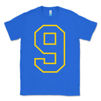 True Royal number #9 sports jersey uniform Classic Tee - linhVisuals