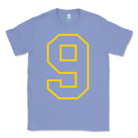 Colony Blue number #9 sports jersey uniform Classic Tee - linhVisuals