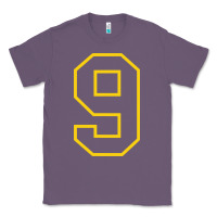 Lavender number #9 sports jersey uniform Classic Tee - linhVisuals