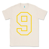 Natural number #9 sports jersey uniform Classic Tee - linhVisuals