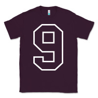 Plum number #9 sports jersey uniform Classic Tee - linhVisuals