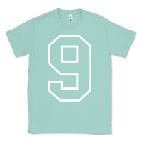 Seafoam number #9 sports jersey uniform Classic Tee - linhVisuals