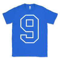 True Royal number #9 sports jersey uniform Classic Tee - linhVisuals