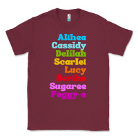 Burgundy althea cassidy name woman mans Classic Tee - linhVisuals