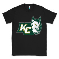 Black keuka college wolf vectorized Classic Tee - linhVisuals