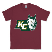 Burgundy keuka college wolf vectorized Classic Tee - linhVisuals