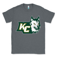 Charcoal Heather keuka college wolf vectorized Classic Tee - linhVisuals