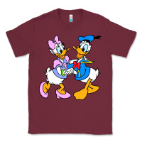 Burgundy donal duck Classic Tee - linhVisuals