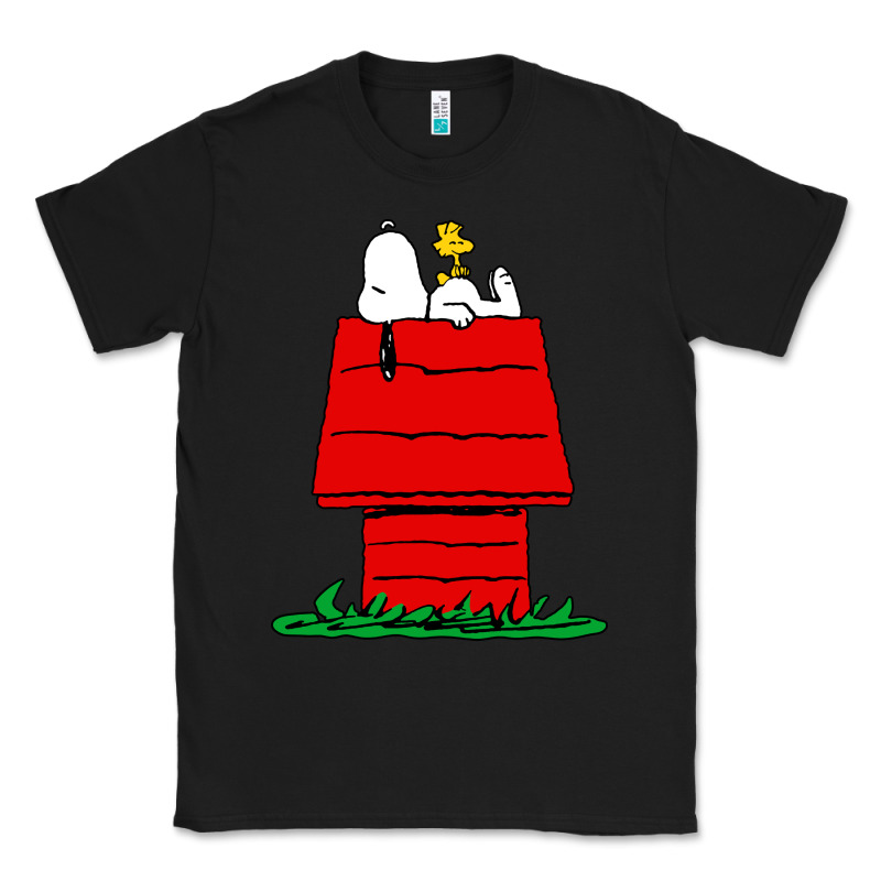 Peanuts The Doghouse Classic Tee by linhVisuals | Teevron