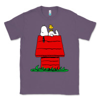Lavender peanuts the doghouse Classic Tee - linhVisuals