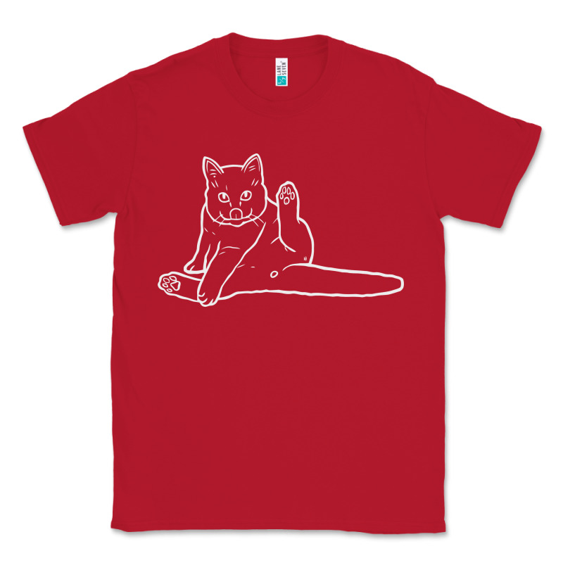 Cat Butt White Classic Tee by linhVisuals | Teevron