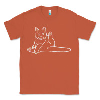 Copper cat butt white Classic Tee - linhVisuals