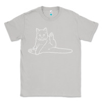 Moon Dust cat butt white Classic Tee - linhVisuals
