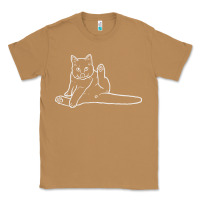 Toasted Coconut cat butt white Classic Tee - linhVisuals