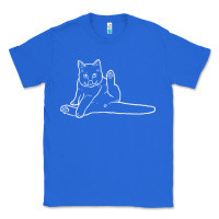True Royal cat butt white Classic Tee - linhVisuals
