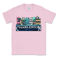Bubblegum Pink charleston rainbow road   charleston south carolin Classic Tee - linhVisuals
