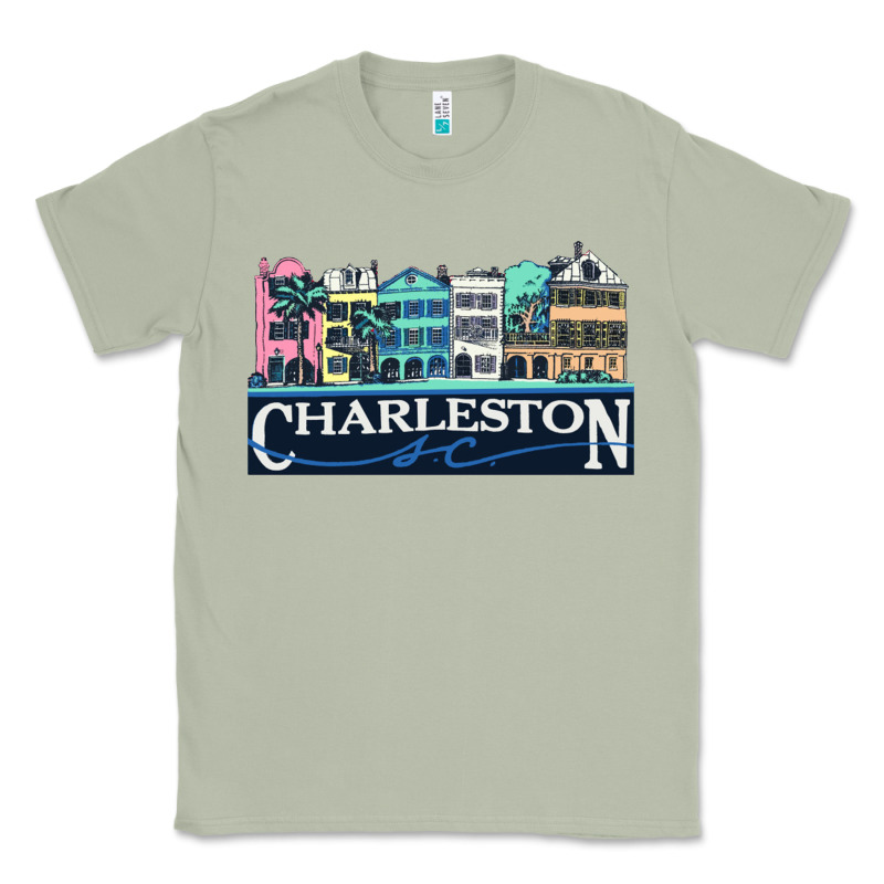 Charleston Rainbow Road   Charleston South Carolin Classic Tee by linhVisuals | Teevron